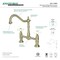 Kingston Brass KS1178PX Heritage Bridge Kitchen Faucet, Brushed Nickel KS1178PX - alternate 2